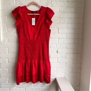 NWT Sugar + Lips Red Mini Dress